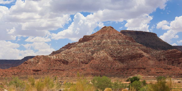 Beautiful desertic landscape of utah in the USA