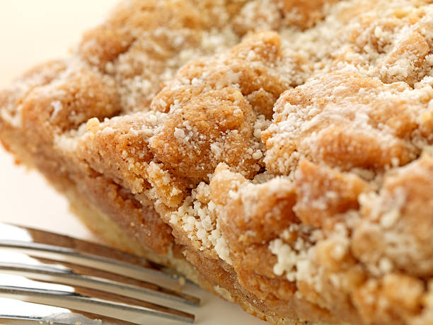 istock Closeup of a coffee cake and fork 177404929