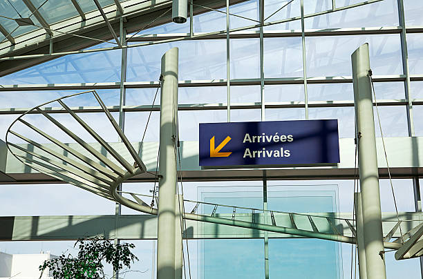 istock Airport arrival sign 177405741