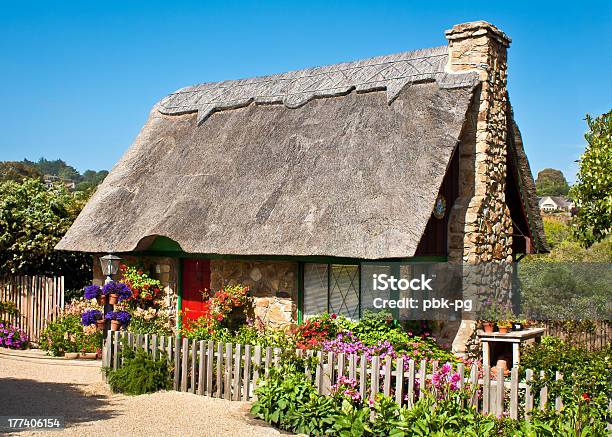 Carmel Cottage Stock Photo - Download Image Now - Carmel - California, Cottage, Stone Material