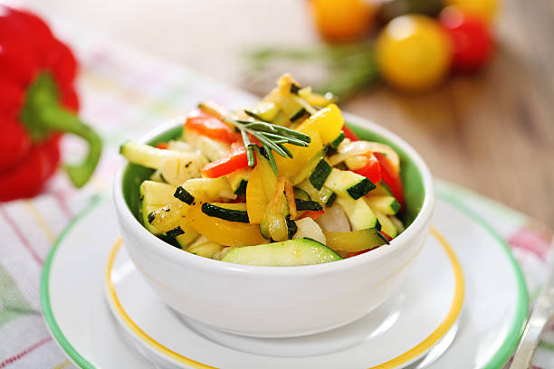 istock Ratatouille on white plate closeup 177406547