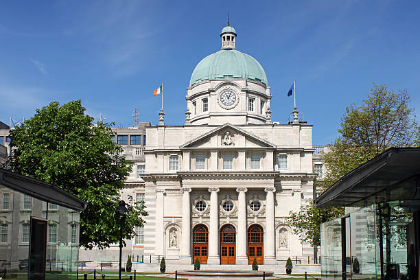 Government Buildings, Dublin, Ireland. "The Dail Government Building in Dublin, Ireland." georgian style photos stock pictures, royalty-free photos & images