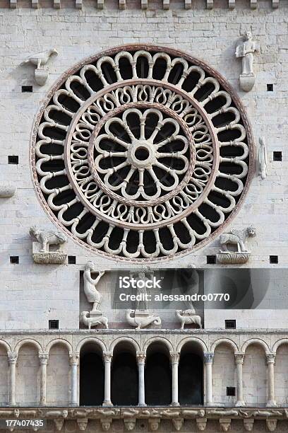 Katedra Saint Rufino - zdjęcia stockowe i więcej obrazów Rozeta - Okno - Rozeta - Okno, Kościół, Architektura