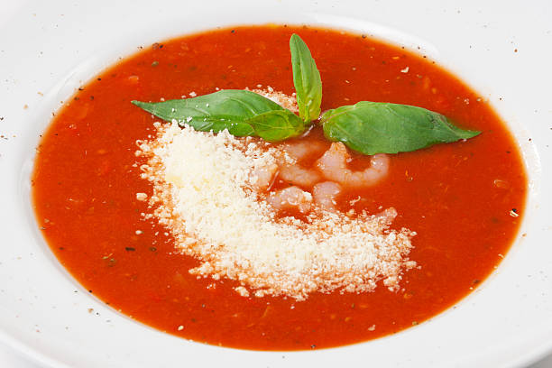 tomato soup stock photo