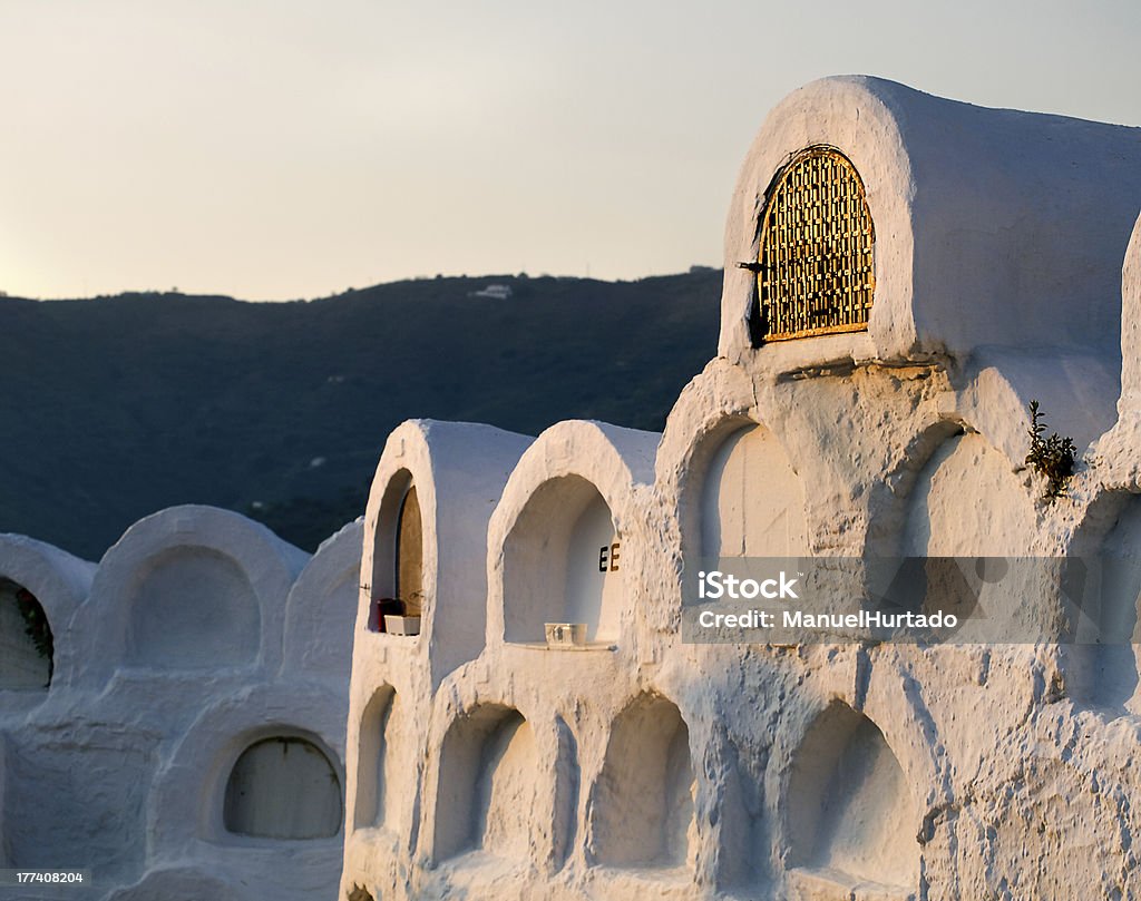 Sayalonga Cemetery Traditional cemetery in Southern Spain Andalusia Stock Photo