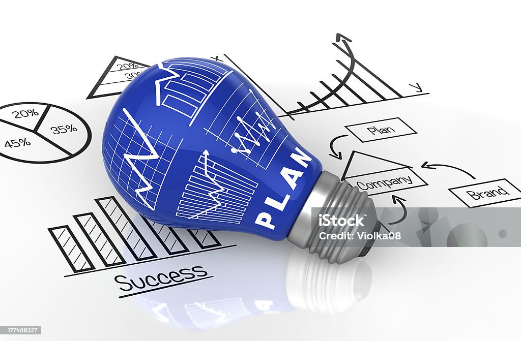 Business Graphs and Charts Business strategy and planning chart Achievement Stock Photo