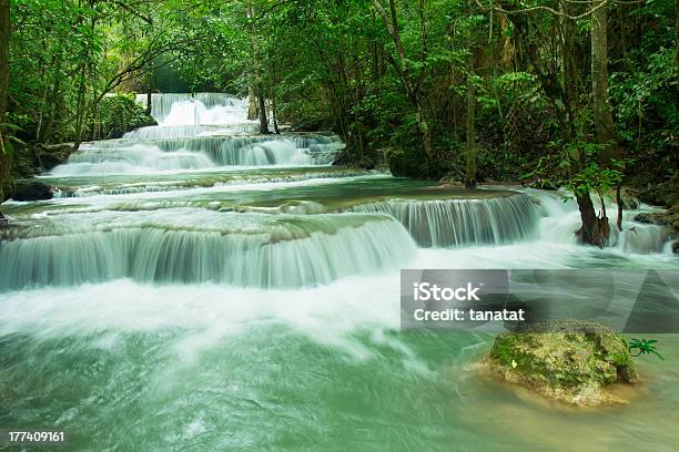 Hermosa Cascada En Tailandia Foto de stock y más banco de imágenes de Agua - Agua, Belleza de la naturaleza, Boscaje