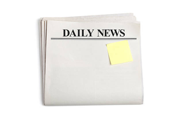 istock Daily News and Sticky Note 177409537