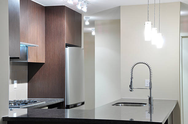 istock New luxury kitchen in a modern apartment 177409569