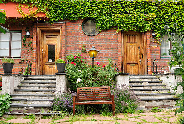 istock Suburban home front porch 177409828