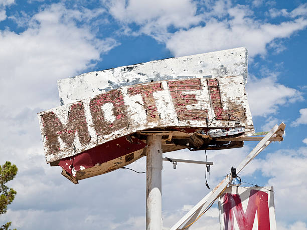 istock Motel Sign Ruin 177410470