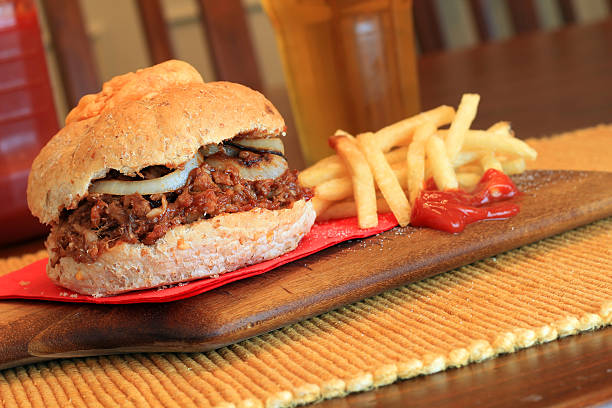 Pulled pork sandwich