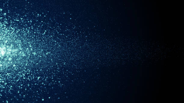 istock Particles Blue dust abstract light bokeh motion titles cinematic background 1774109933
