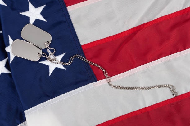 istock US army dog tags on USA national flag 1774110322