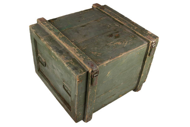 istock Army ammunition wooden crate. 1774110367