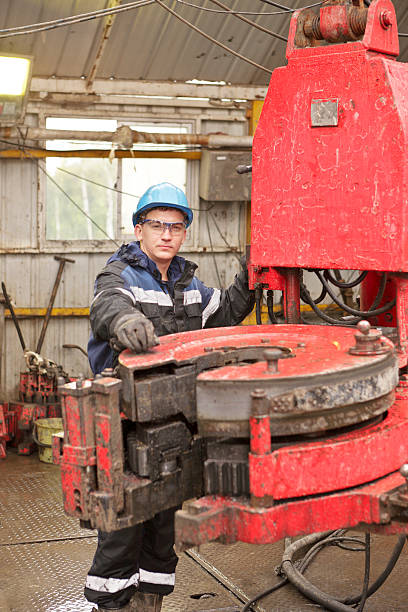 wiercenia roughneck na podłodze - hydraulic platform hose oil industry industry zdjęcia i obrazy z banku zdjęć