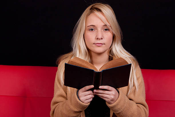 istock Sweet girl reading a book 177413394