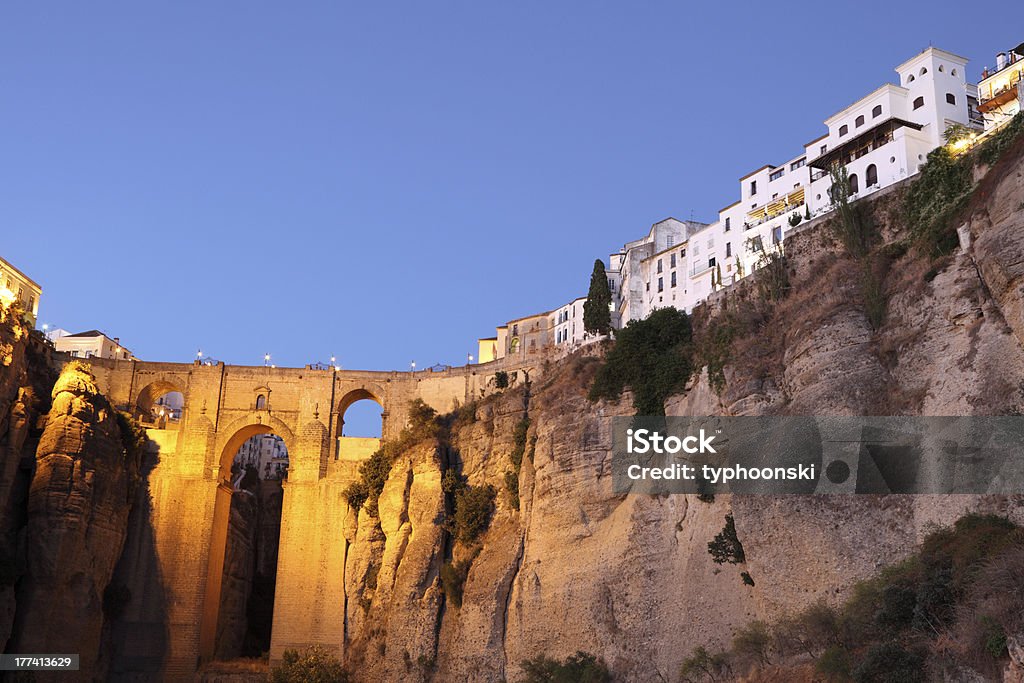 Puente Nuevo в Ronda, Испания - Стоковые фото Андалусия роялти-фри