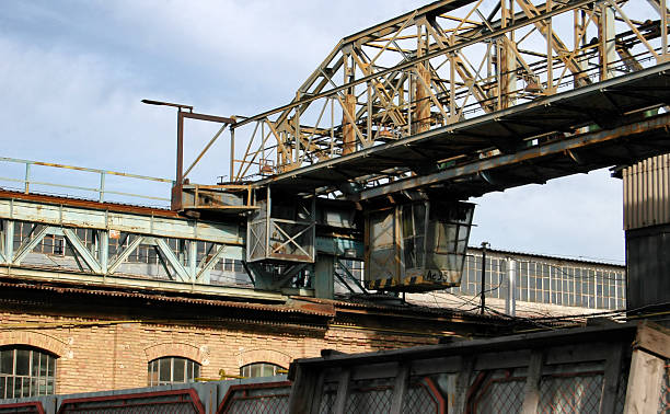 Antigo edifício industrial. - foto de acervo