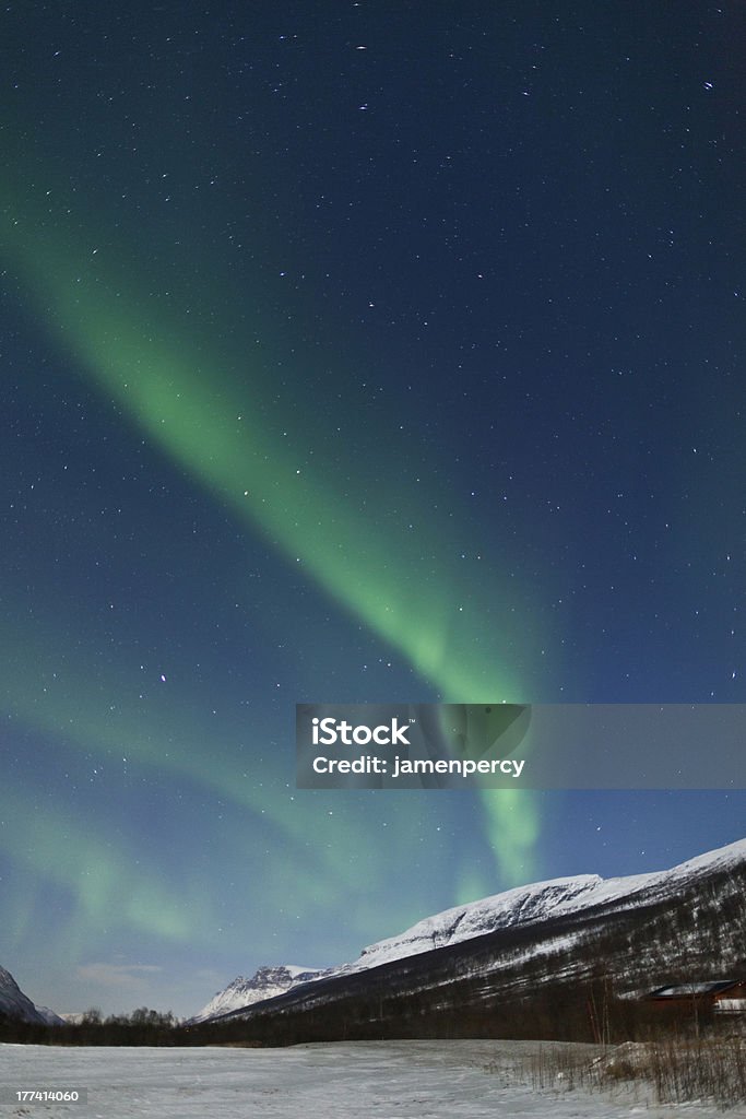 Aurora boreal (Luzes do Norte) - Foto de stock de Aurora boreal royalty-free