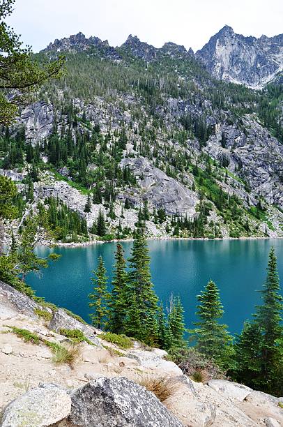 Colchuck Lake in summer day
