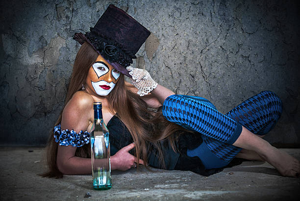 istock Portrait scary monster clown 177414941