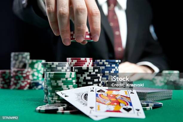 Blackjack In A Casino Stock Photo - Download Image Now - Blackjack, Poker - Card Game, Casino