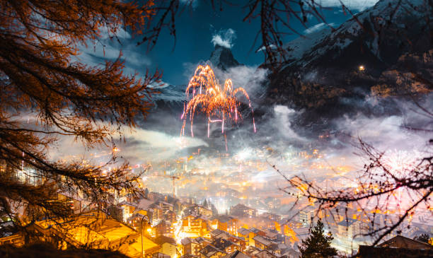 istock New Year fireworks above Zermatt and Matterhorn peak 1774150600