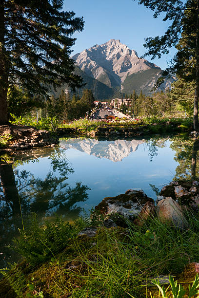 Idyllic image of Banff stock photo