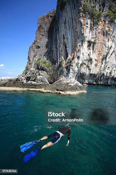 Snorkelingandaman Sea Stock Photo - Download Image Now - Phi Phi Islands, Snorkel, Snorkeling