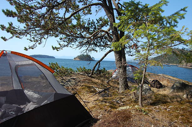 istock Wilderness camping on Keats Island 177415150
