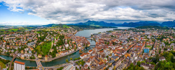 istock Lucerne, Switzerland Aerial View over the Ruess River 1774153825