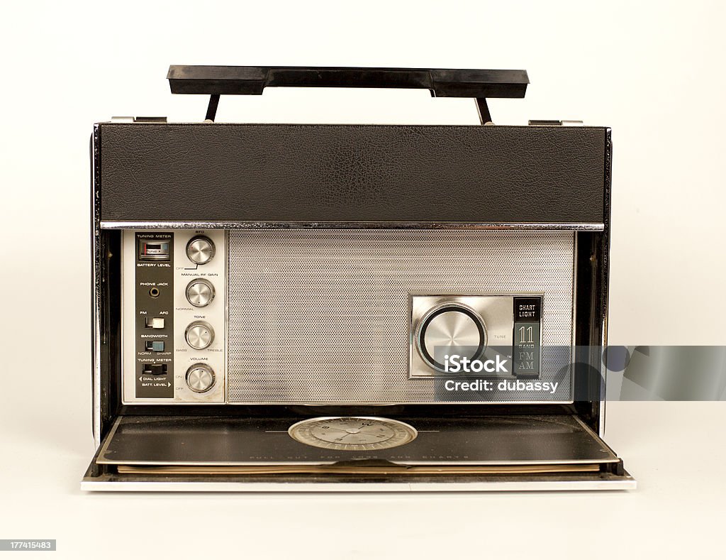 retro ghettoblaster a fantastic looking retro radio Boom Box Stock Photo