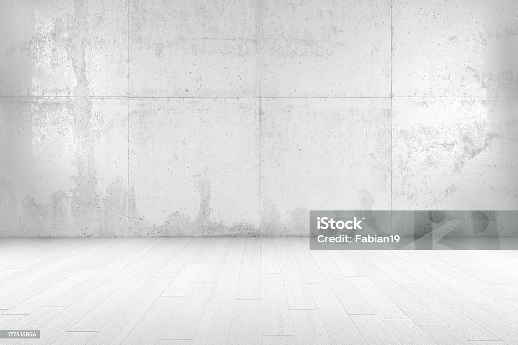 Vazio sala - Royalty-free Parede de Cimento Foto de stock