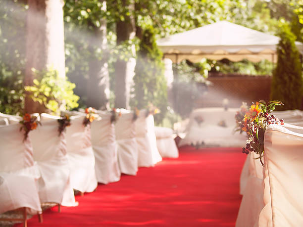 istock Wedding red carpet to Altar 177417484