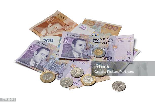 Moroccan Money Stock Photo - Download Image Now - Moroccan Currency, Morocco, Coin