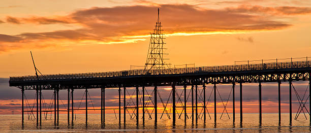 Derelict Pier stock photo