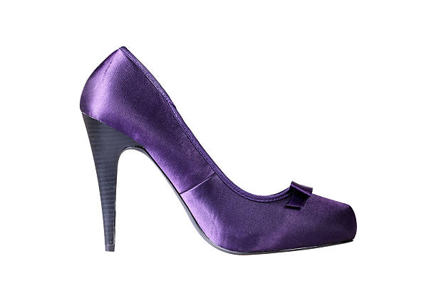 istock Violet women's heel shoe 177418305