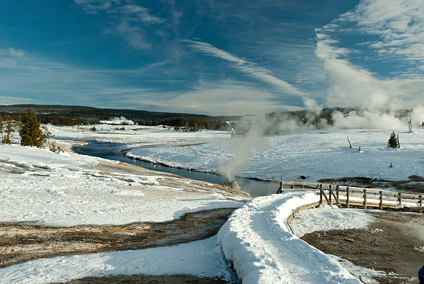 istock Upper Geyser Basin, Winter, Yellowstone NP 177418376