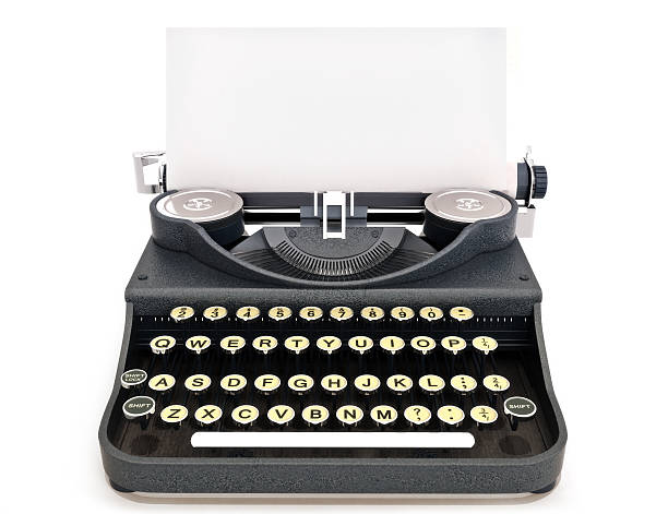 レトロなビンテージタイプライター - typewriter ストックフォトと画像