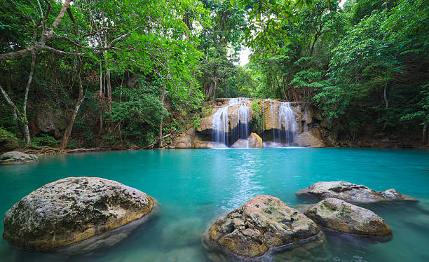 istock Erawan Waterfall in Kanchanaburi, Thailand 177419946