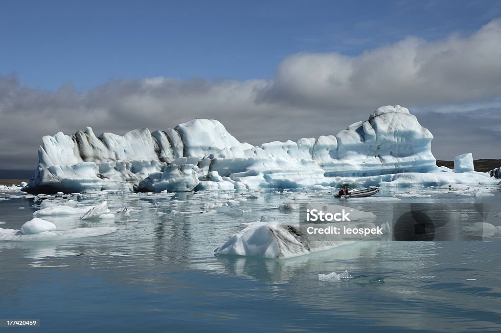 Jokulsarlon ghiaccio laguna, Islanda. - Foto stock royalty-free di Acqua