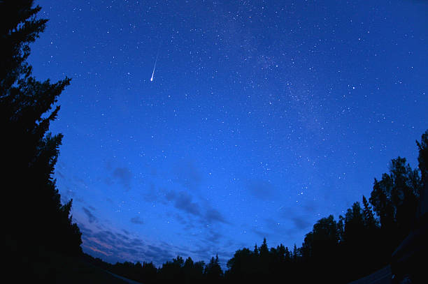 istock A meteor spotted in the night sky  177420819