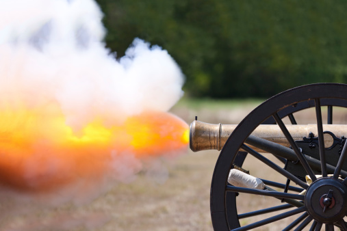 Civil War Cannon Firing