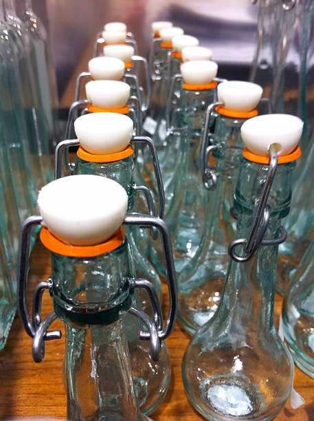 istock Bottles with old model of stopper 177420918