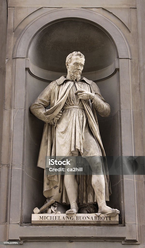 Estatua de Michelangelo - Foto de stock de Arquitecto libre de derechos