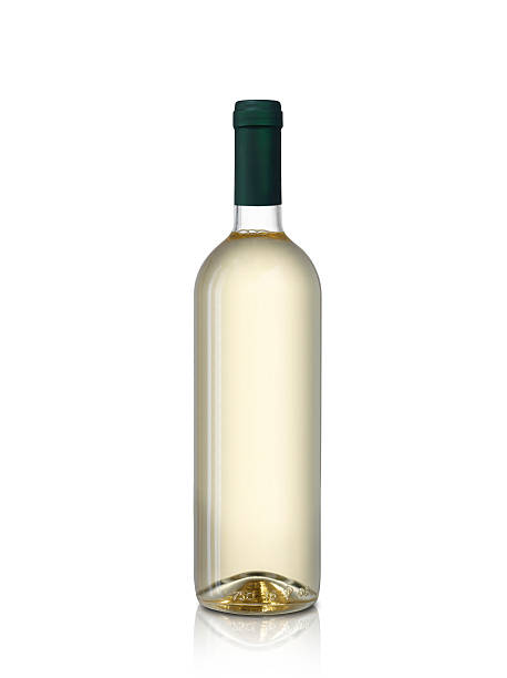istock Bottle of white wine with no label on 177421130