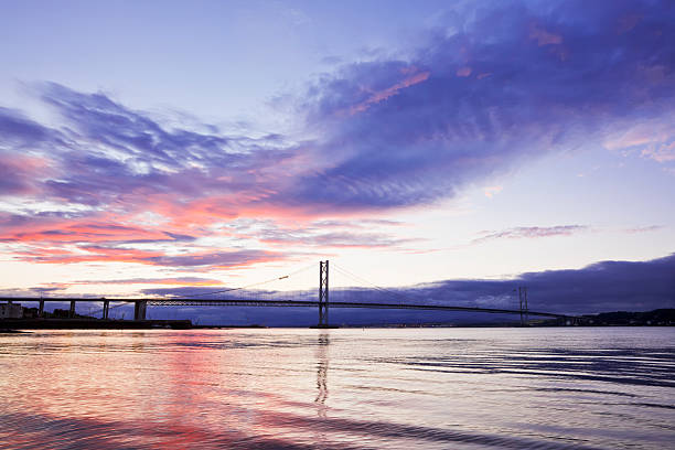 istock The Forth Road Bridge at dusk in Edinburgh Scotland 177421176