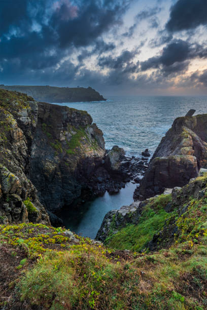 istock Beautiful dramatic Summer dawn over Lizard Point in Cornwall UK with lovely glowing sky and clouds 1774221151