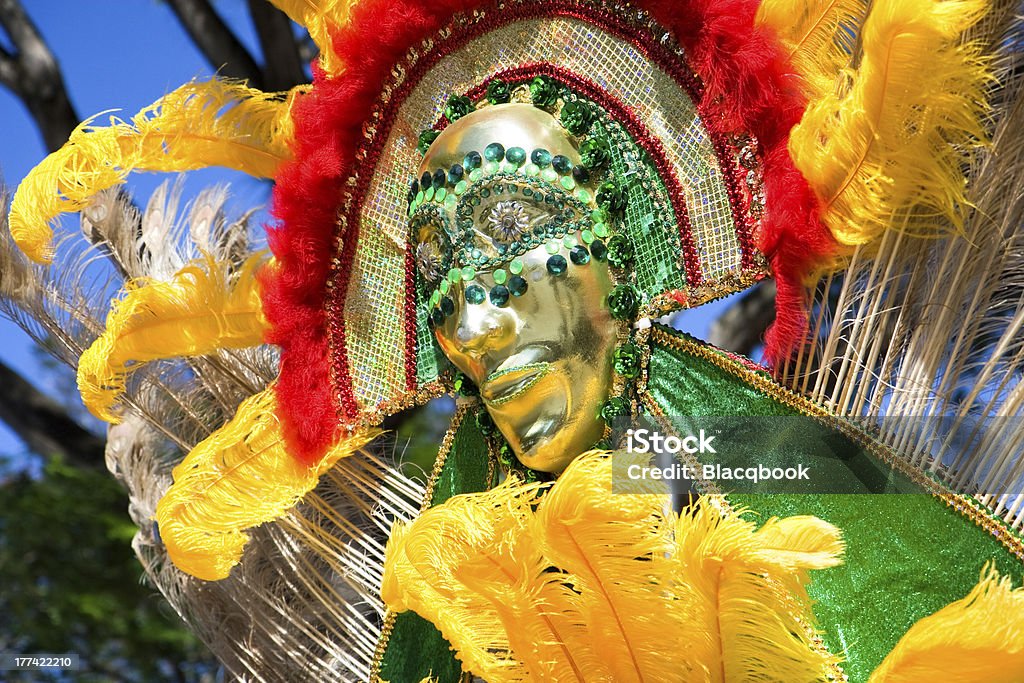 color for carnival Carnival in Trinidad brings out colorful costumes Carnival - Celebration Event Stock Photo